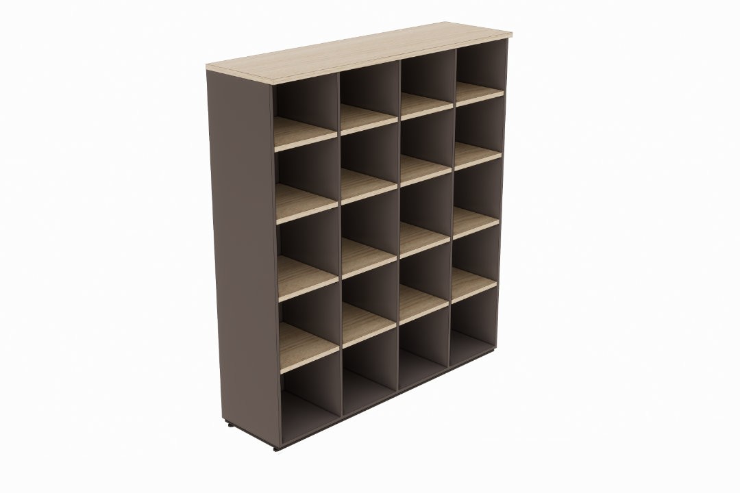 Estante de escritório com nichos extra alta Versatile